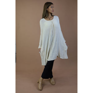 Fall and Winter Collection Organic Cotton Solid Color Dress  LI0058 000001 00