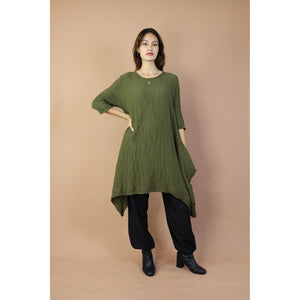 Fall and Winter Collection Organic Cotton Solid Color Dress  LI0059 000001 00