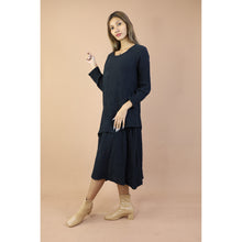 Load image into Gallery viewer, Fall and Winter Collection Organic Cotton Solid Color Dress  LI0060 000001 00