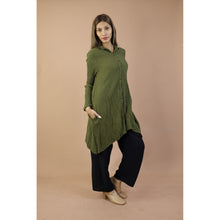 Load image into Gallery viewer, Fall and Winter Collection Organic Cotton Solid Color Dress  LI0062 000001 00