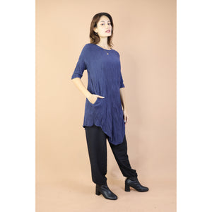 Fall and Winter Collection Organic Cotton Solid Color Dress  LI0063 000001 00