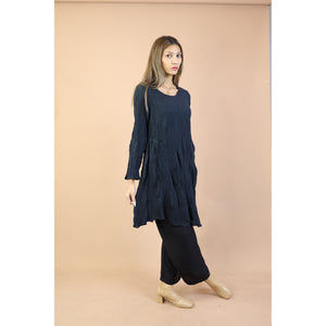 Fall and Winter Collection Organic Cotton Solid Color Dress  LI0064 000001 00