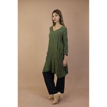 Load image into Gallery viewer, Fall and Winter Collection Organic Cotton Solid Color Dress  LI0065 000001 00