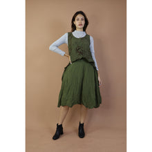 Load image into Gallery viewer, Fall and Winter Collection Organic Cotton Solid Color Dress  LI0067 000001 00