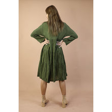 Load image into Gallery viewer, Fall and Winter Collection Organic Cotton Solid Color Dress  LI0068 000001 00