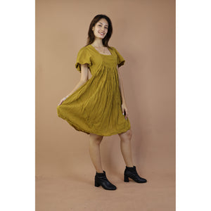 Fall and Winter Collection Organic Cotton Solid Color Dress  LI0071 000001 00