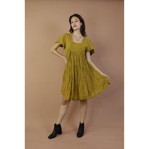 Fall and Winter Collection Organic Cotton Solid Color Dress  LI0071 000001 00