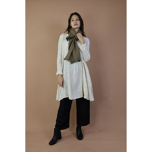 Fall and Winter Collection Organic Cotton Solid Color  Small Shawl&Scarf  LI0073 000001 00