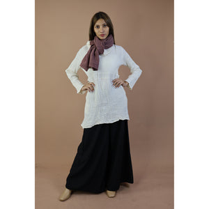 Fall and Winter Collection Organic Cotton Solid Color  Small Shawl&Scarf  LI0073 000001 00