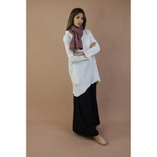Load image into Gallery viewer, Fall and Winter Collection Organic Cotton Solid Color  Small Shawl&amp;Scarf  LI0073 000001 00