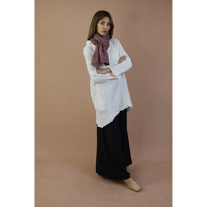 Fall and Winter Collection Organic Cotton Solid Color  Small Shawl&Scarf  LI0073 000001 00