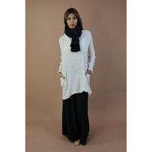 Load image into Gallery viewer, Fall and Winter Collection Organic Linen Solid Color  Small Shawl&amp;Scarf  LI0074 000001 00