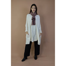 Load image into Gallery viewer, Fall and Winter Collection Organic Linen Solid Color  Small Shawl&amp;Scarf  LI0074 000001 00