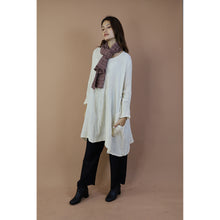 Load image into Gallery viewer, Fall and Winter Collection Organic Linen Solid Color  Small Shawl&amp;Scarf  LI0074 000001 00