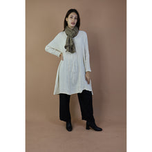 Load image into Gallery viewer, Fall and Winter Collection Organic Linen Solid Color  Small Shawl&amp;Scarf  LI0074 000001 00