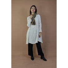 Load image into Gallery viewer, Fall and Winter Collection Organic Linen Solid Color  Small Shawl&amp;Scarf  LI0074 000001 00
