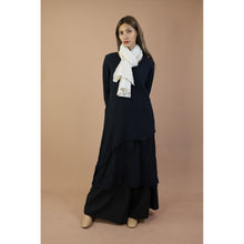 Load image into Gallery viewer, Fall and Winter Collection Organic Linen Solid Color  Small Shawl&amp;Scarf  LI0074 000001 00