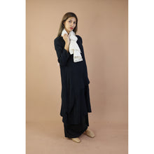 Load image into Gallery viewer, Fall and Winter Collection Organic Linen Solid Color  Small Shawl&amp;Scarf  LI0074 000001 00