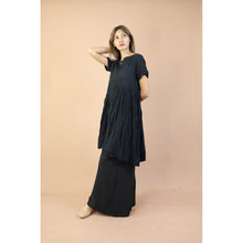 Load image into Gallery viewer, Fall and Winter Collection Cotton Organic Solid Color Dress  LI0076 000001 00