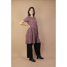 Load image into Gallery viewer, Fall and Winter Collection Cotton Organic Solid Color Dress  LI0076 000001 00