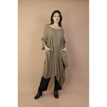 Load image into Gallery viewer, Fall and Winter Collection Cotton Organic Solid Color Dress  LI0077 000001 00