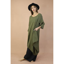Load image into Gallery viewer, Fall and Winter Collection Cotton Organic Solid Color Dress  LI0077 000001 00