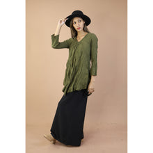 Load image into Gallery viewer, Fall and Winter Collection Cotton Organic Solid Color Dress  LI0078 000001 00
