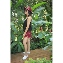 Load image into Gallery viewer, Rose Bushes Women&#39;s Mini Pompom Shorts Pants in Red PP0228 020118 05