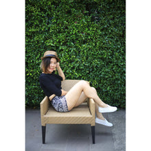 Load image into Gallery viewer, Urban Print Women&#39;s Shorts Drawstring Genie Pants in Black PP0142 020001 01