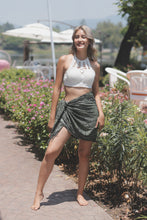 Load image into Gallery viewer, Monotone Mandala Scarf in Green JK0038 020031 04