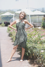Load image into Gallery viewer, Monotone Mandala Scarf in Green JK0038 020031 04