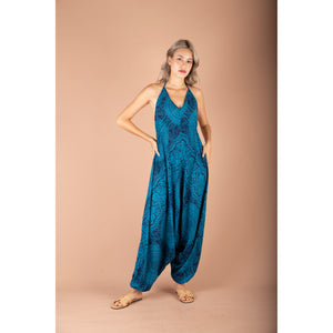 Monotone Mandala Women's Jumpsuit in Ocean Blue JP0064 020031 06