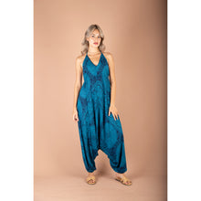 Load image into Gallery viewer, Monotone Mandala Women&#39;s Jumpsuit in Ocean Blue JP0064 020031 06
