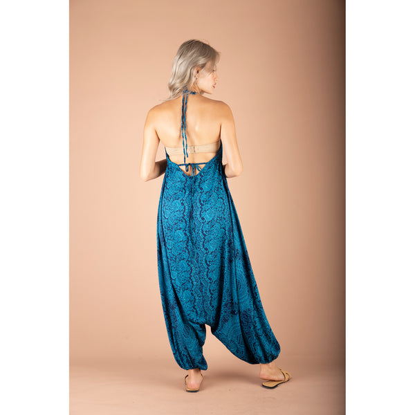 Monotone Mandala Women's Jumpsuit in Ocean Blue JP0064 020031 06