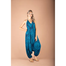 Load image into Gallery viewer, Monotone Mandala Women&#39;s Jumpsuit in Ocean Blue JP0064 020031 06