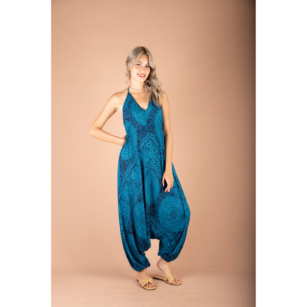 Monotone Mandala Women's Jumpsuit in Ocean Blue JP0064 020031 06