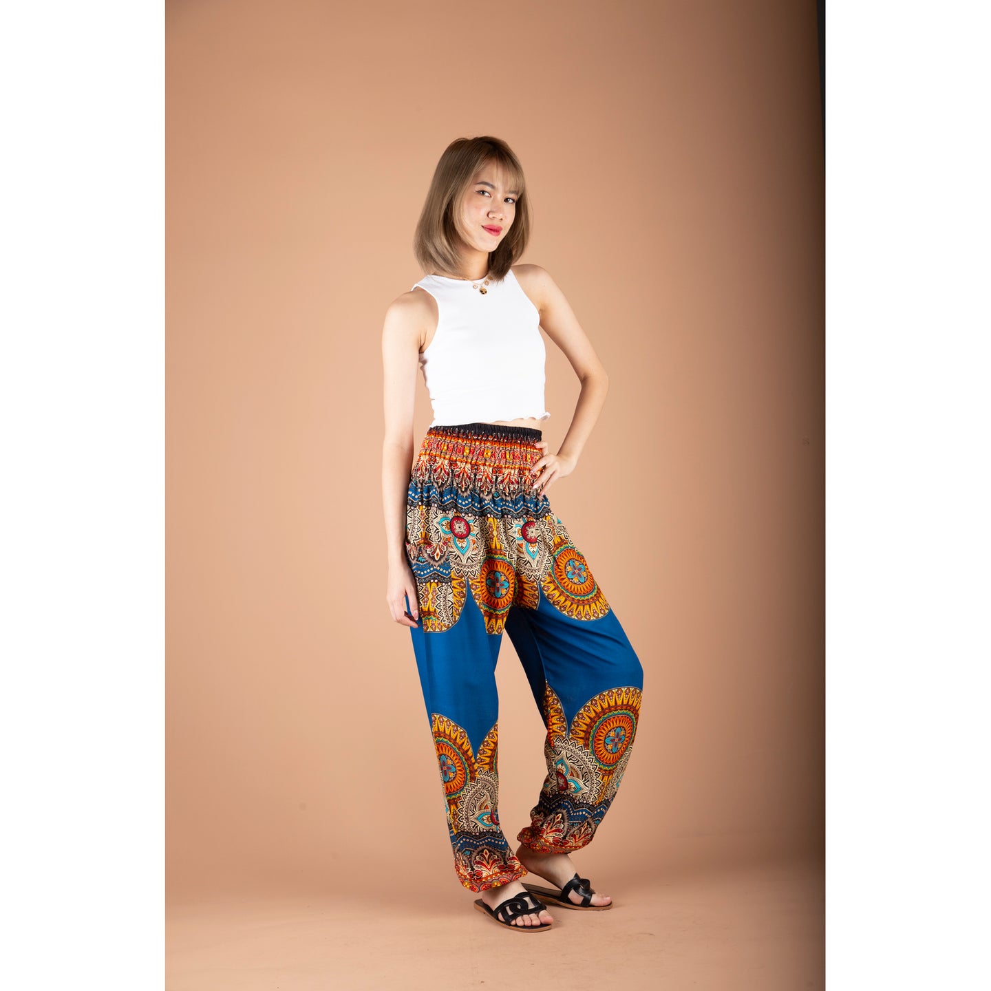 Maiden Mandala women harem pants in Bright Navy PP0004 020306 02