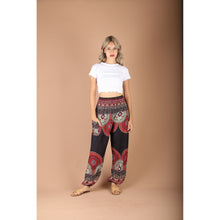 Load image into Gallery viewer, Maiden Mandala women harem pants in Black PP0004 020306 01