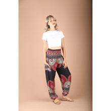 Load image into Gallery viewer, Maiden Mandala women harem pants in Black PP0004 020306 01