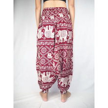 Load image into Gallery viewer, Imperial Elephant Unisex Aladdin drop crotch pants in Red PP0056 020005 04