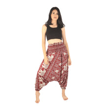 Load image into Gallery viewer, Imperial Elephant Unisex Aladdin drop crotch pants in Red PP0056 020005 04