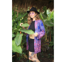 Load image into Gallery viewer, Princess Mandala Women Kimono in Purple JK0020 020030 05