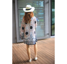 Load image into Gallery viewer, Sunflower Women Kimono in White JK0020 020057 01