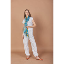 Load image into Gallery viewer, 2 Tone Mandala Scarf in Light Blue JK0038 020032 03