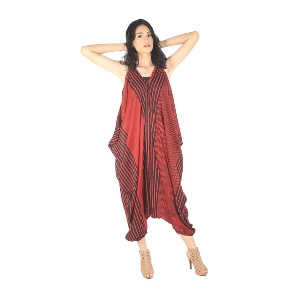 Zebra Women's Jumpsuit in Red JP0008 020077 06