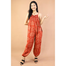 Load image into Gallery viewer, Mandala Flower Women&#39;s Jumpsuit Aladdin Style in orange JP0009 020348 01