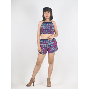 Side sunflower Women's Swimwear in Navy Blue JP0010 020141 03 M