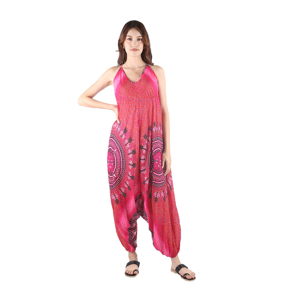 Tribal Dashiki Women's Jumpsuit in Pink JP0064 020060 01