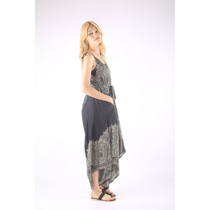 Floral mandala Women's Jumpsuit in Black JP0069 020036 02