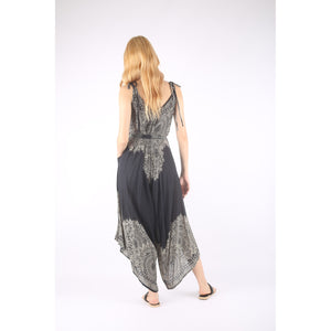 Floral mandala Women's Jumpsuit in Black JP0069 020036 02